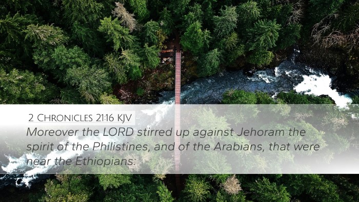2 Chronicles 21:16 Bible Commentary