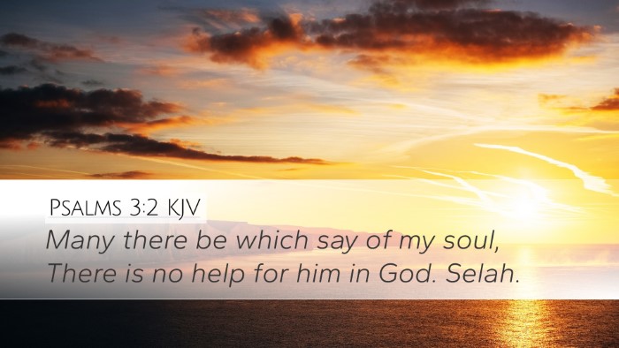 Psalms 3:2 Bible Commentary