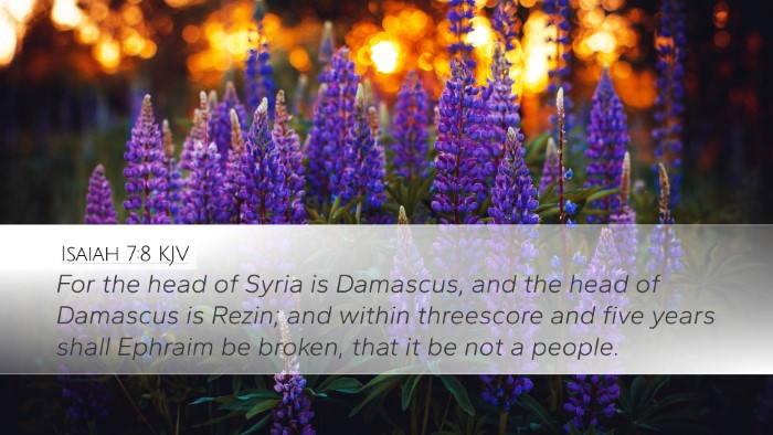Isaiah 7:8 Bible Commentary